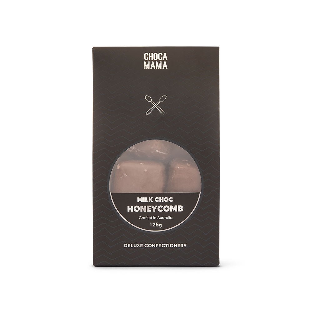 Chocamama Milk Chocolate Coated Honeycomb 125g - The It Kit