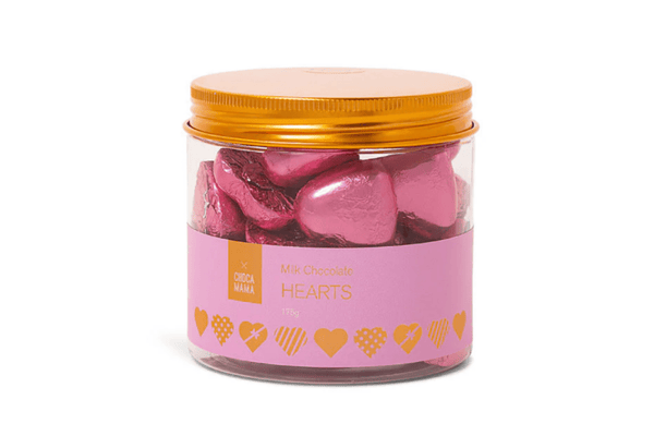 Chocamama Pink Hearts Milk Chocolate - The It Kit