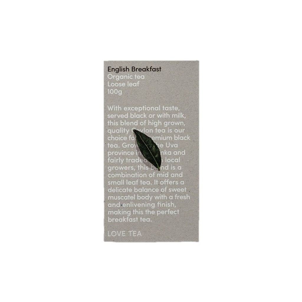 Love Tea - English Breakfast Organic Tea Pyramids - The It Kit