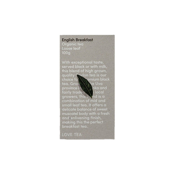 Love Tea - English Breakfast Organic Tea Pyramids - The It Kit