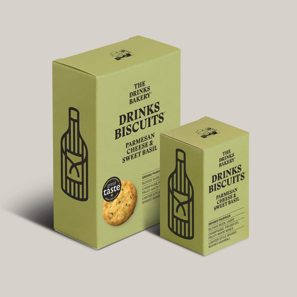 Parmesan Cheese & Sweet Basil Drinks Biscuits - The It Kit