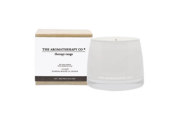 The Aromatherapy Co Sandalwood & Cedar Scented Candle - The It Kit