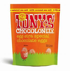 Tony's Chocolonely Milk Caramel Sea Salt Chocolate Eggs - The It Kit