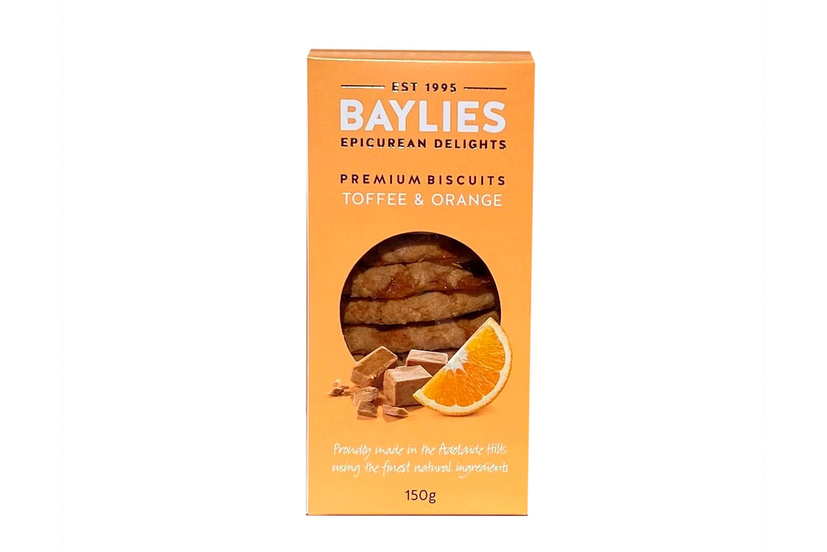 Baylies Epicurean Delights - Toffee & Orange Biscuits – The It Kit Baylies Epicurean Delights - Toffee & Orange Biscuits – The It Kit