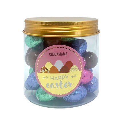 Chocamama Easter Foiled Milk & Malt Eggs 225g - The It Kit