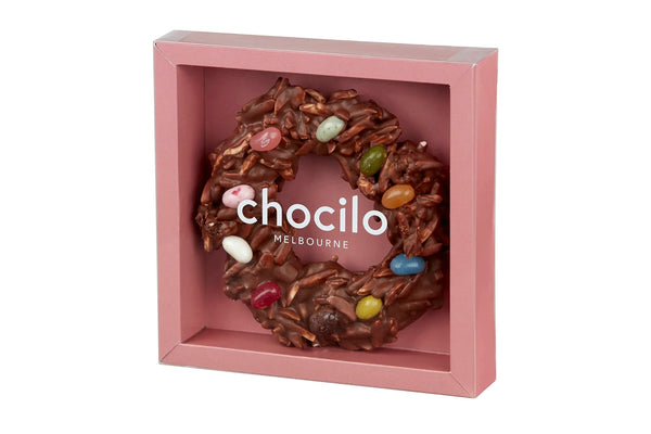 Chocilo Milk Chocolate & Almond Wreath - The It Kit