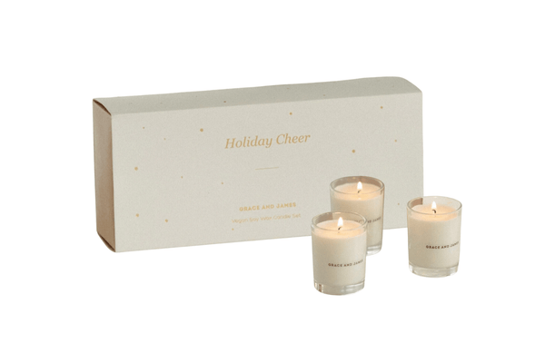Grace & James Holiday Cheer Candle Trio Set - The It Kit
