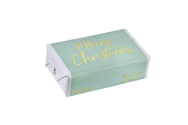 Huxter Green Merry Christmas Soap - Basil, Lime & Mandarin - The It Kit