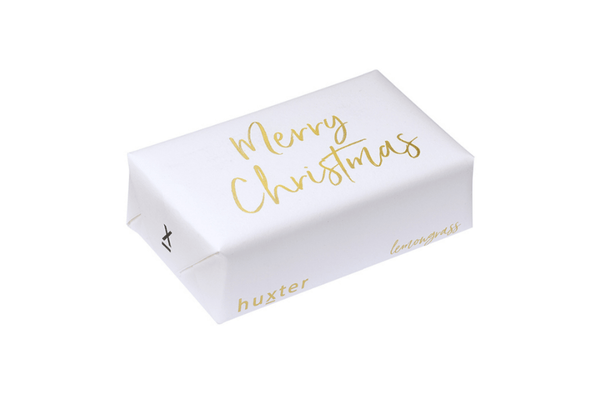 Huxter White Merry Christmas Soap - Lemongrass - The It Kit