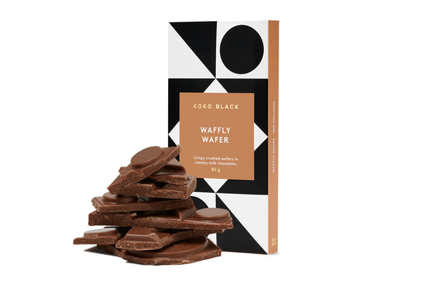 Koko Black Waffly Wafer Choc Block 80g - The It Kit