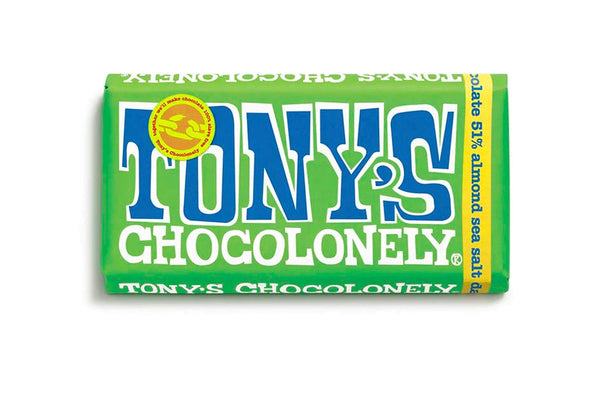 Tony Chocolonely's - Dark Almond Sea Salt 180g - The It Kit